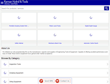 Tablet Screenshot of kannanhydroltools.com